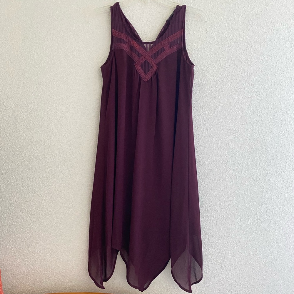 Burgundy dress size S